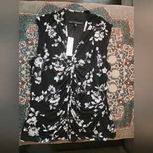 White House Black Market Rouched Tank